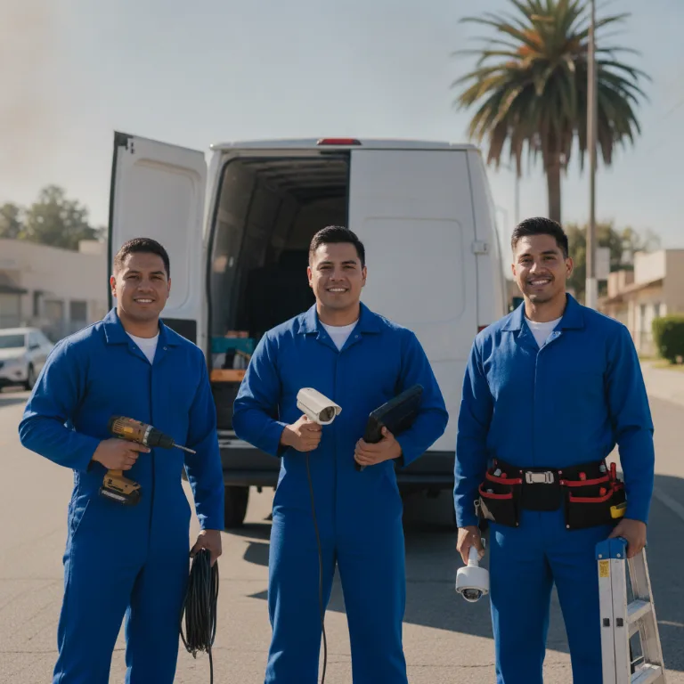 Instalación Cámaras Seguridad equipo en Nogales